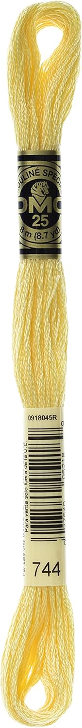 Dmc 6-Strand Embroidery Cotton 8.7yd-Pale Yellow
