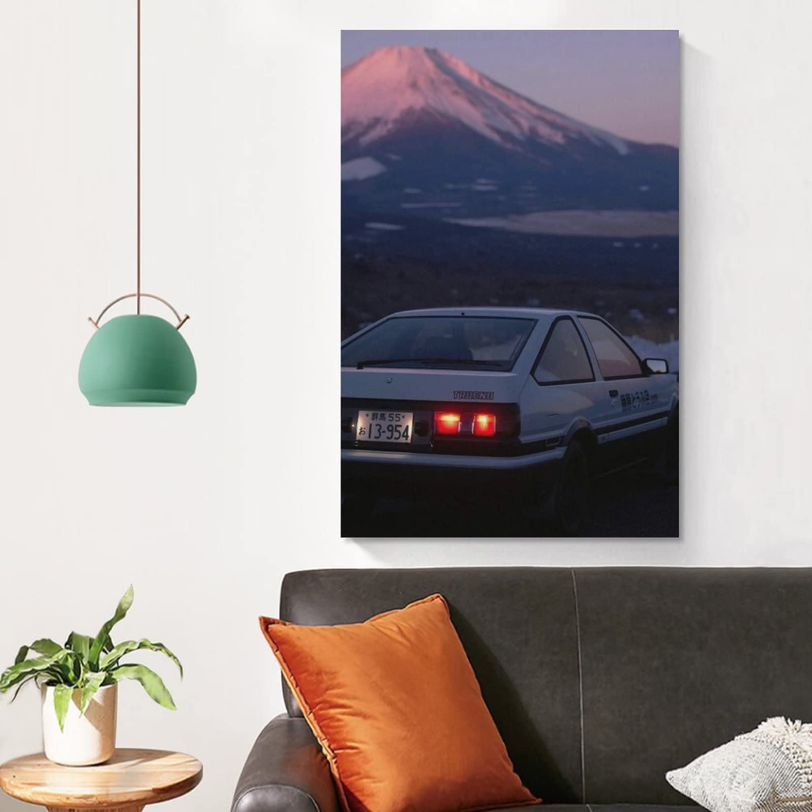 Amazon.co.jp: QLAZO 改造車 テールライト 富士山 Ae86 JDM