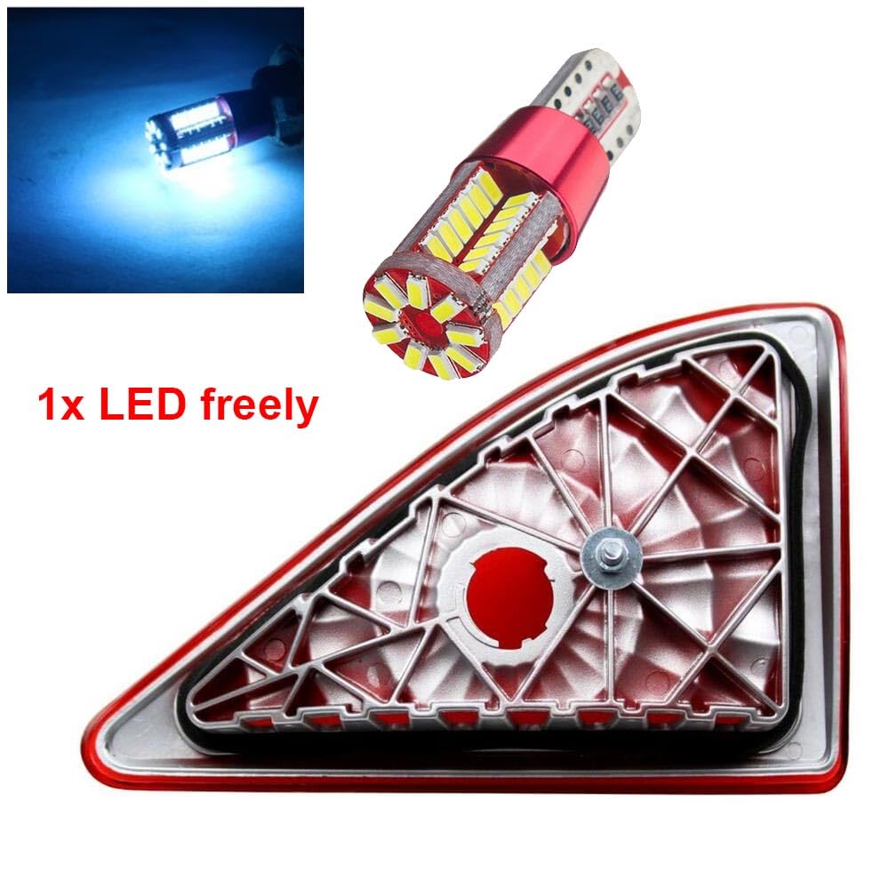Con lampadina T10 LED, HD, impermeabile, supporto per parcheggio auto, terzo tetto, top mount, freno, luce vista posteriore, ricambio per Opel/Vauxhall Movano/Renault Master/Nissan NV400 2010