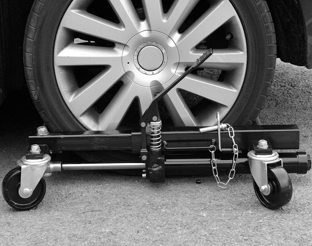 Par de Portacoches Hidraulicos Para mover coches, Gatos elevadores para Coches Ayuda a maniobras Garajes Talleres mecánicos, 680kg individual = 1360kg por par