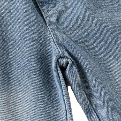 Boys Jeans Elastic Waist Denim Pants Stretchable Casual Trousers4