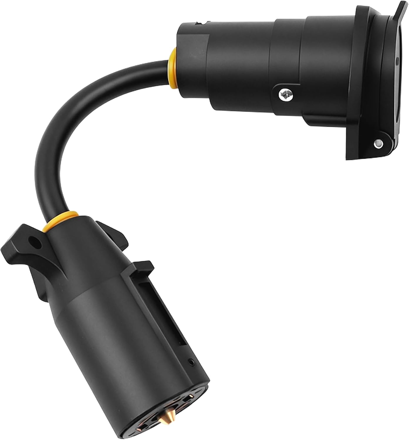 7-Way Vehicle Power Adapter to 7 Blade Connector Cable, Replace for F2BC004XXBK, Compatible with Furrion RV Observation Camera