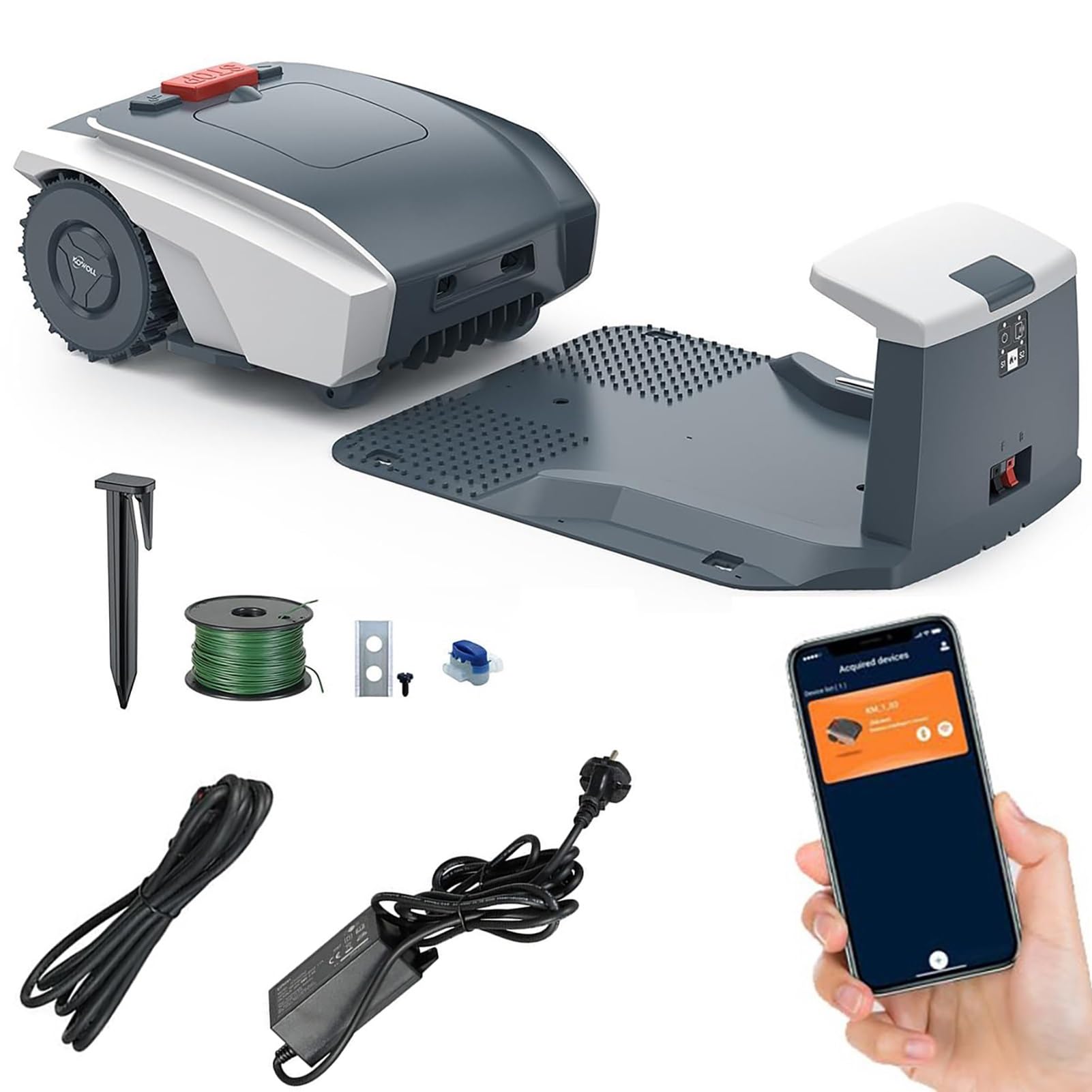 Tondeuse robotisée à commande par application