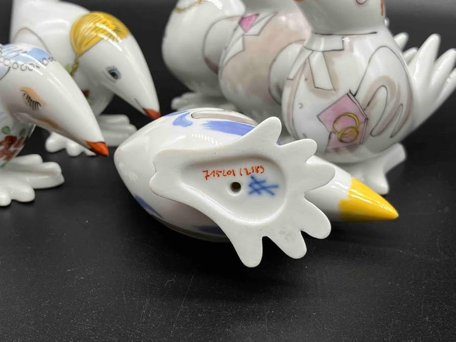 Amazon.co.jp: MEISSEN コミックバード フィギュリン 6体セット