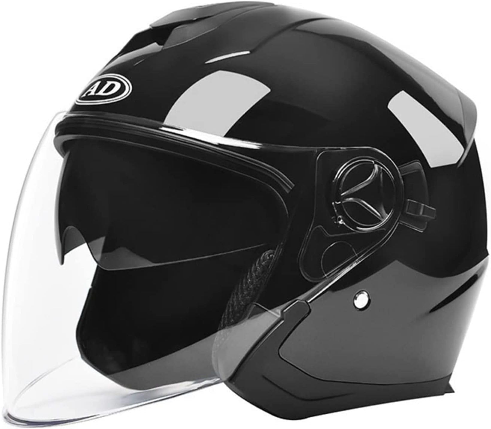 Amazon.co.jp: 半帽ヘルメット Helmet ハーフヘルメット LEDライト付き