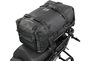 Rhinowalk Motorcycle Tail Bag: 30L Waterproof Motorbike Storage Solution