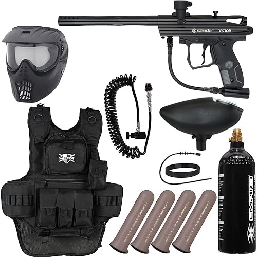 Miniatura 10 de Kingman Spyder Victor Heavy Gunner Kit de pistola de paintball