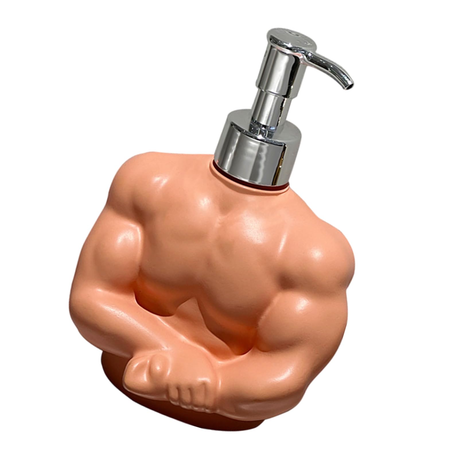 Press Pumps Bottle Soap Dispenser Muscular Shape Novelty Gym Decors Safe Liquid Container for Bathroom Organization Lotion Dispenser Bottle