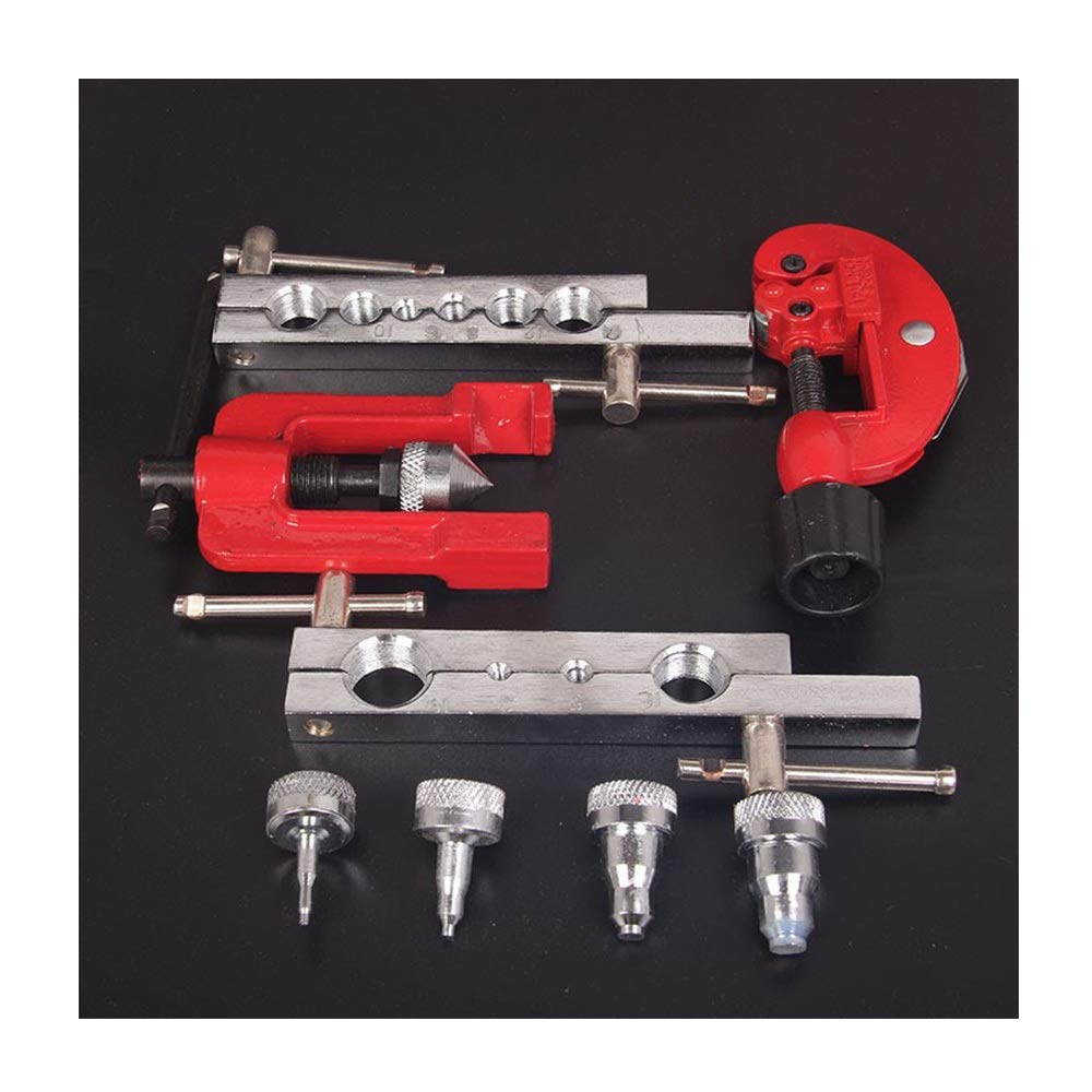 Pooiqx One Color Refrigeration Tool Metric 7-Piece Expander Reamer Set (Chrome Plated), Alloy Steel Air Conditioning Flaring Tools,High Durability