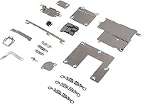 Vista 3 de Piezas internas de cubierta de placa de metal para iPhone 11 Pro Max, reemplazo de soporte incluye juego completo de tornillos y kit de herramientas