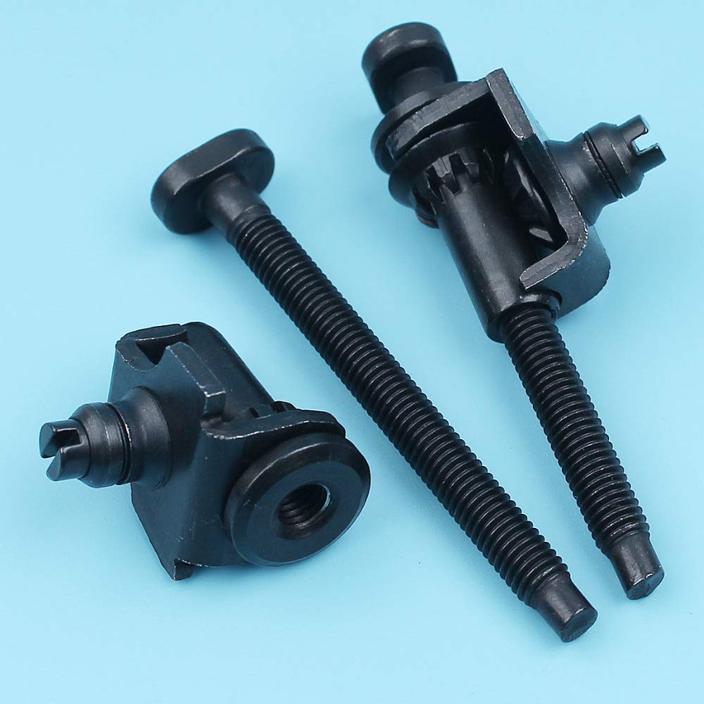 2 Tornillos de Ajuste del Tensor Cadena for Motosierra 340, 345, 346, XP, 350, 351, 353, 357, 359 E EPA (n.° 537071201)