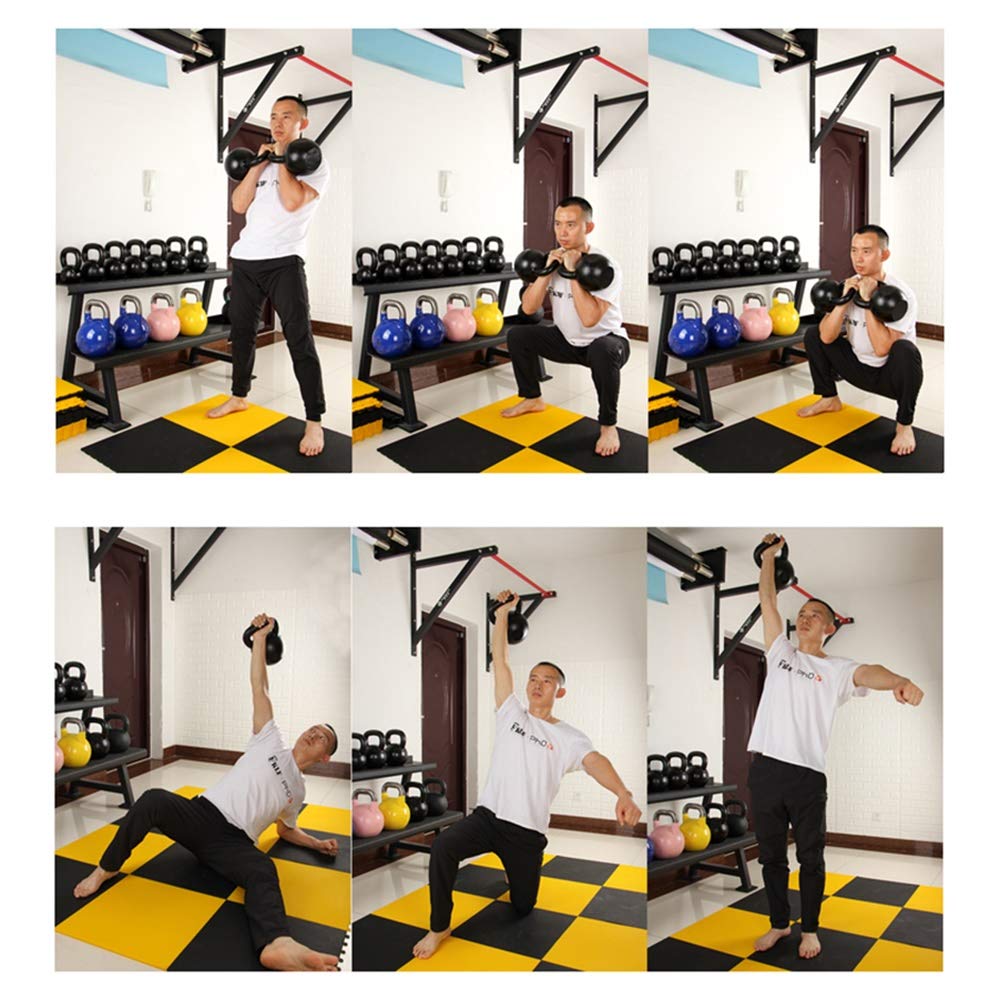 Kettlebells HUAHUA Hierro Fundido, Hombres Y Equipo De Entrenamiento De Aptitud De Las Mujeres, 8kg, 10kg, 12kg, 14kg, 16kg, 20kg, 24kg, 28kg (Size : 8kg)