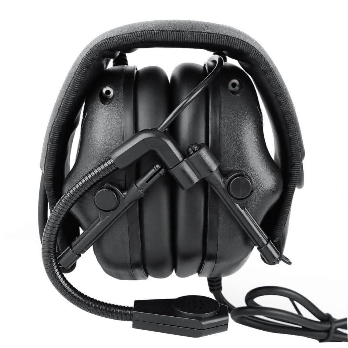 Orejeras electrónicas Reducción de Ruido Protectores auditivos Protección auditiva Auriculares antirruido con micrófono para Mujeres y Hombres Negro
