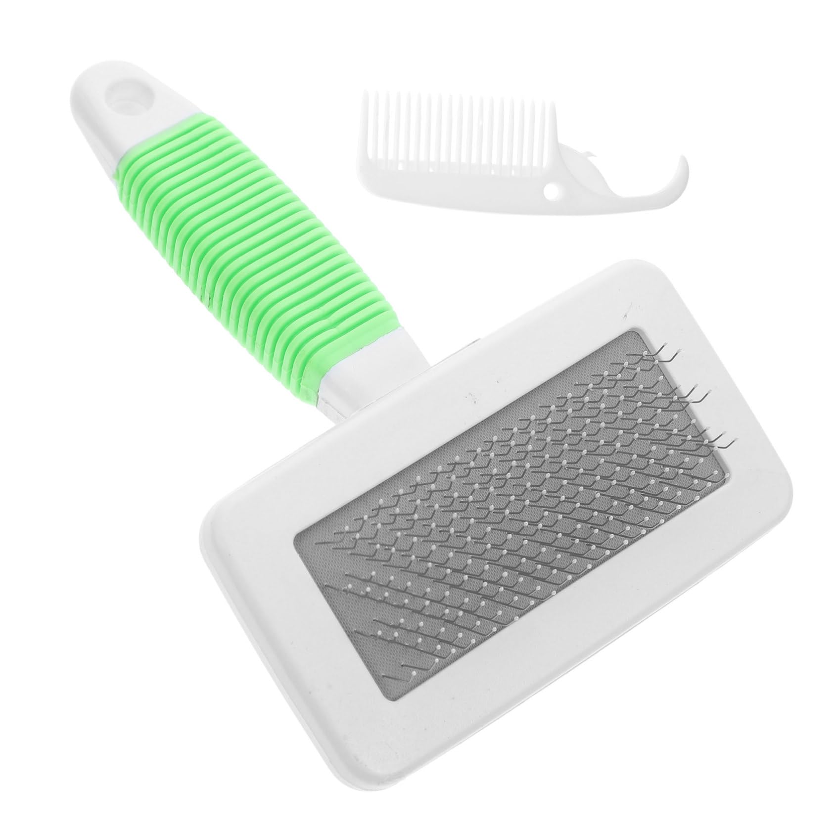 Abaodam 1Set Comfortable Pet Brush Ergonomic Slicker Brush for Cats Grooming Surface Tangle Comb for Shedding Fur Maintenance