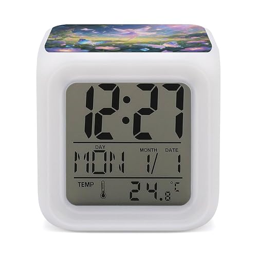 Magical Garden with A Fairy Alarm Clock with 7 Color