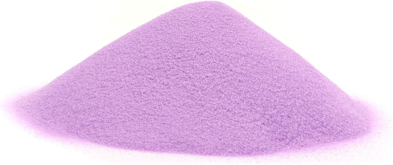 Shiny Stone Colorful Rainbow Sand - Art, Craft, Decorative Wedding Vibrant Sand, 250g/0.55lbs/8.81oz for Kids Creativity, Succulent Terrarium Vase (Amethyst)