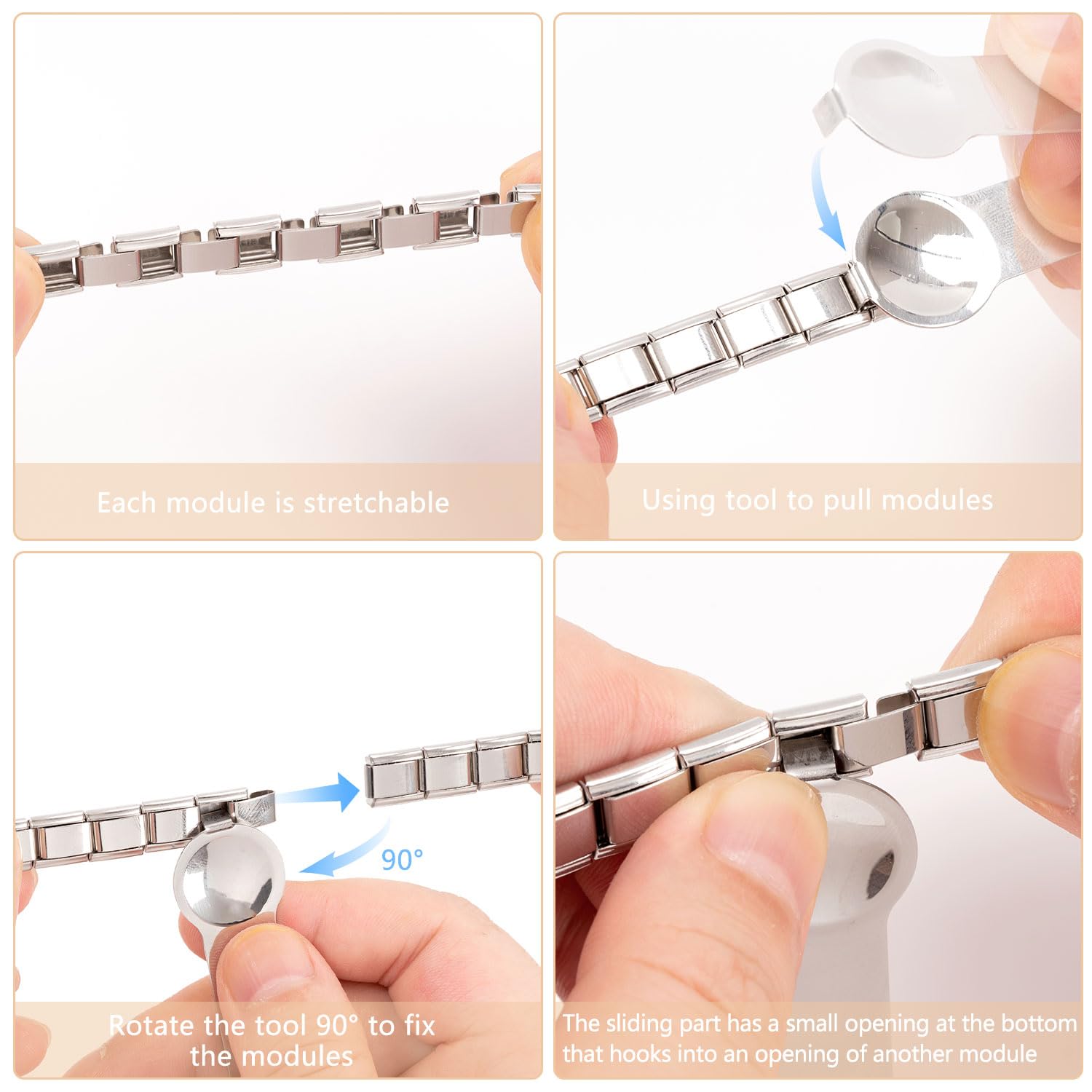 Kunoli italian charm bracelet set-9mm,Geschenk für frauen mama,italian charms,Abnehmbar Italienisches Charm