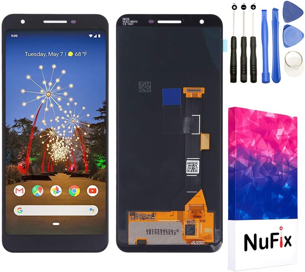 NuFix LCD Replacement for Google Pixel 3A 5.6" Screen Glass LCD Display Touch Digitizer Assembly with Tools and Adhesive G020G G020E G020F G020H - Amazon product rated Grade C