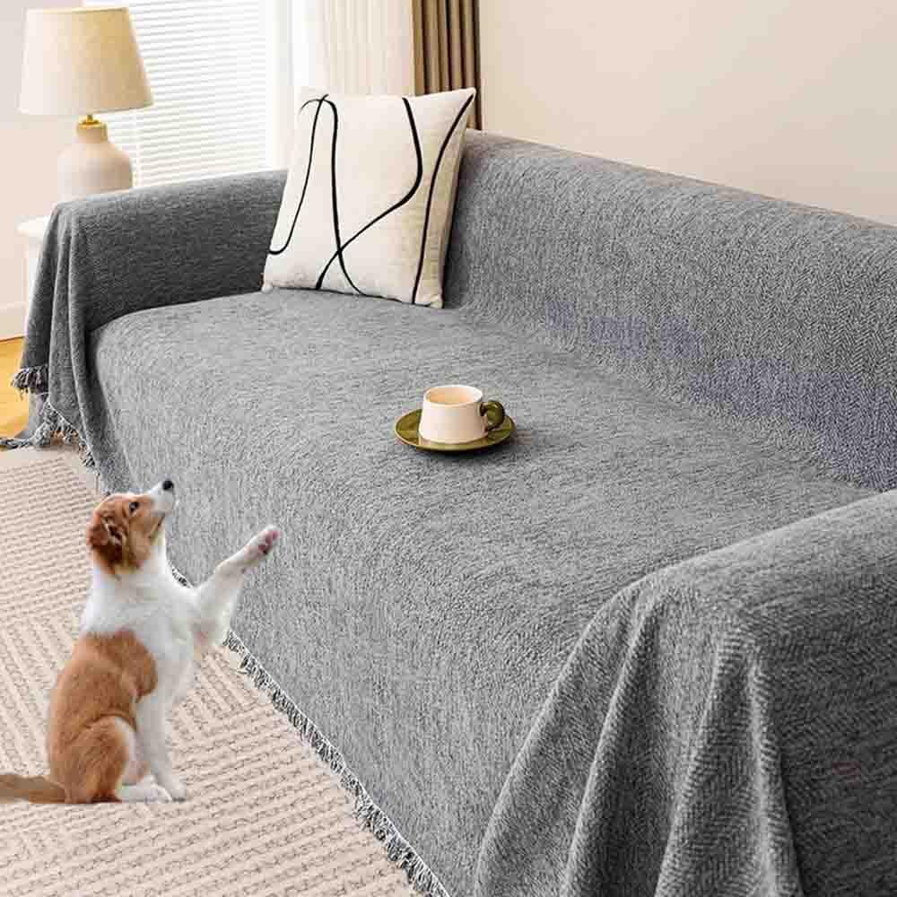 MXCZFC Extra Large Throws for Settees 4 Seater, Chenille Sofa Throws Large 3 Seater, Throws for Sofas Large, Non Slip Sofa Throws Settee Throws for Couch, Armchair and Bed