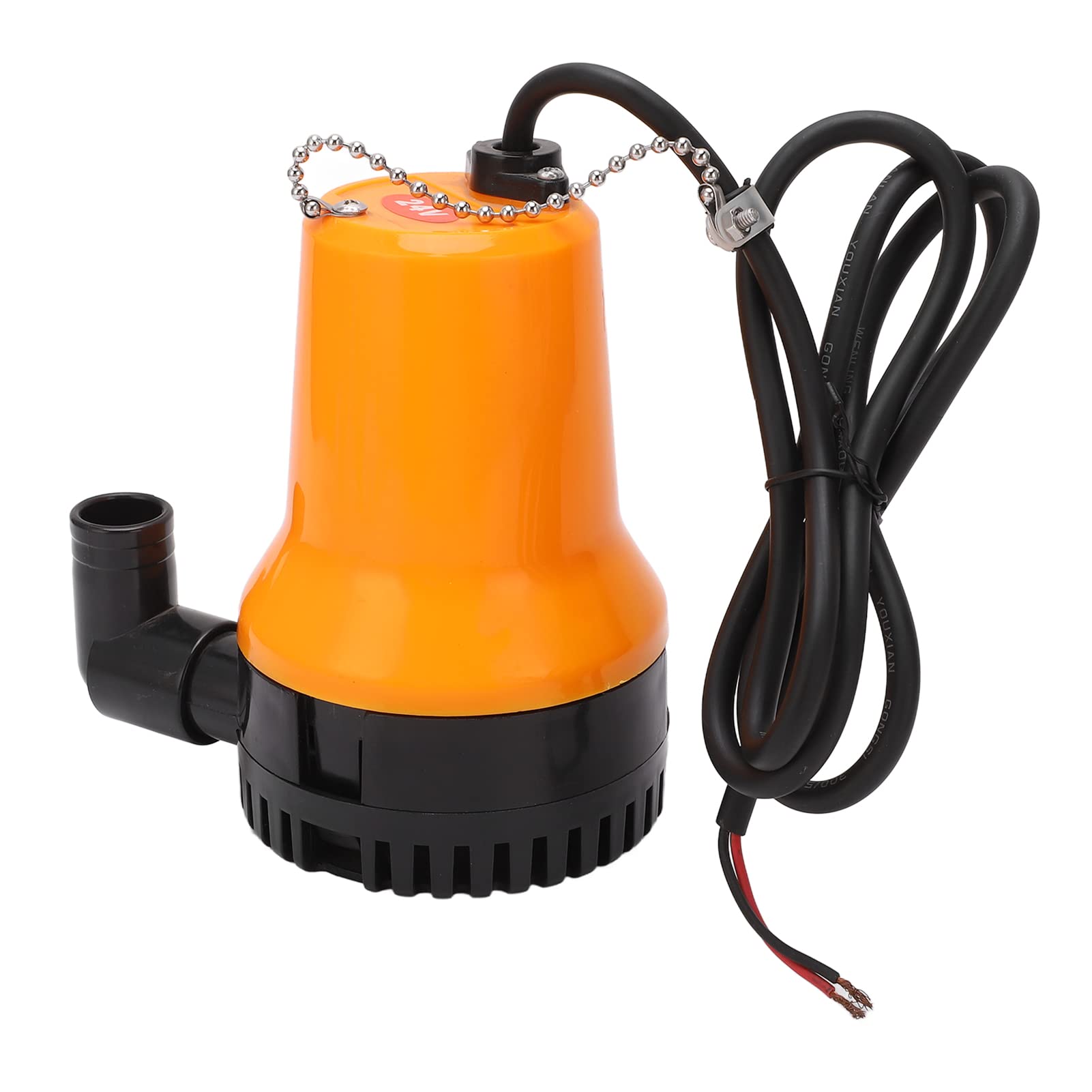 Annadue Pompa Sommergibile DC 25mm, Prevalenza 3-5m, for Acquario (DC24V)