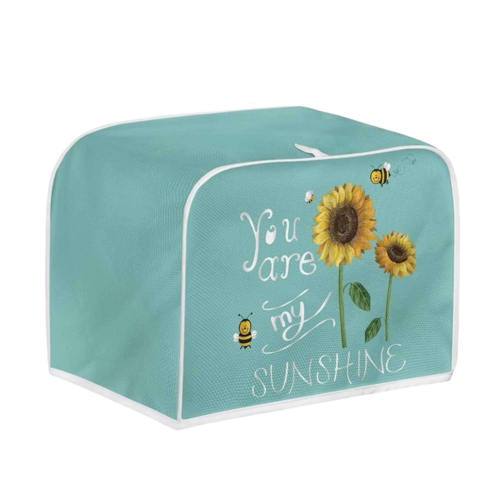 4 Slice Toaster Dust Cover Bread Machine Oven Dustproof Cover Kitchen Bakeware Protector Dustproof Fingerprint Protection for Women Gift(12.4 x 10.6 x 8.2), You Are My Sunshine