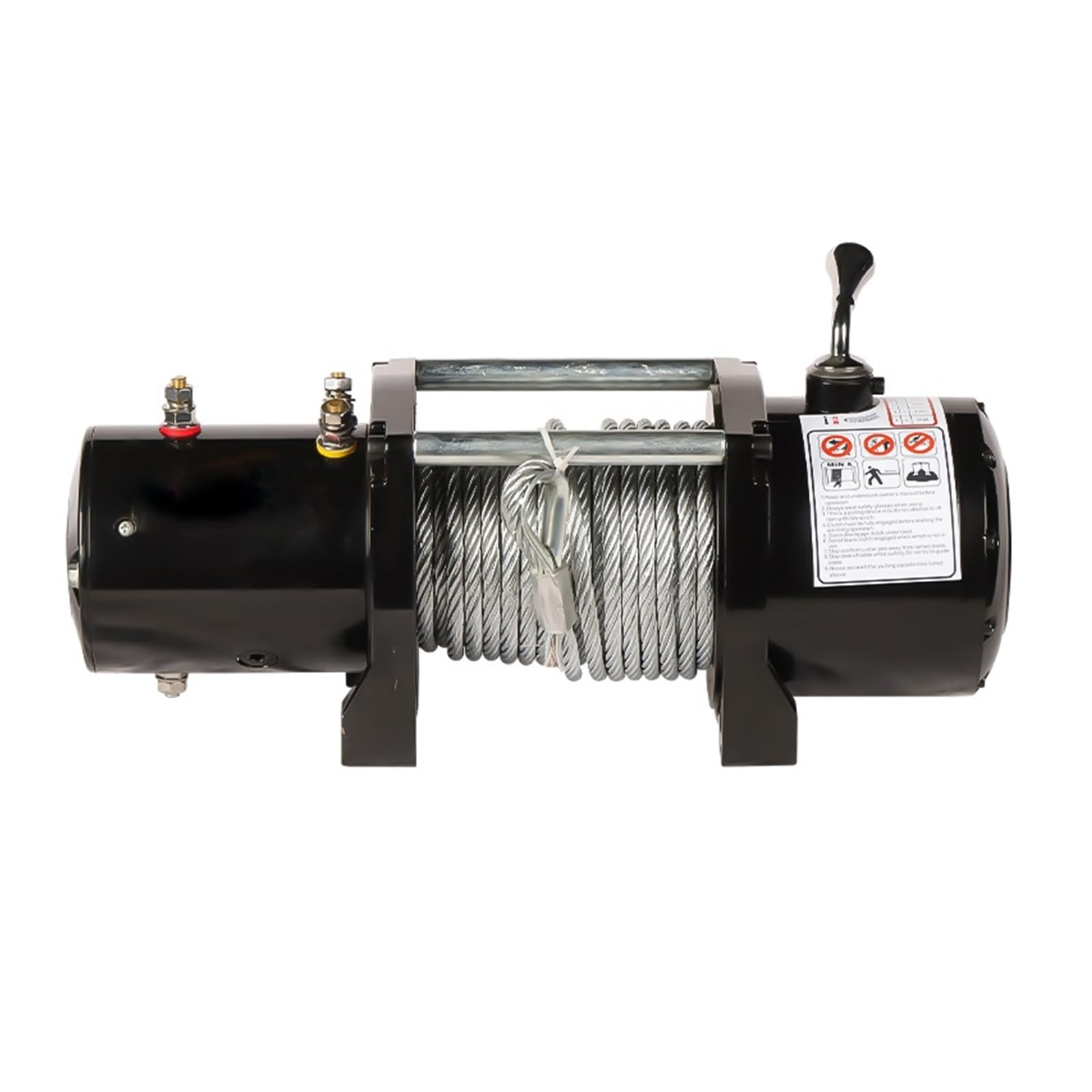 12v/24V 3500lbs Lina Syntetyczna Wciągarka Elektryczna Do Trakcji Przenośna Przyczepa Samochodowa Ciężarówka ATV Off Road Ze Sterowaniem Bezprzewodowym(4500 no control)