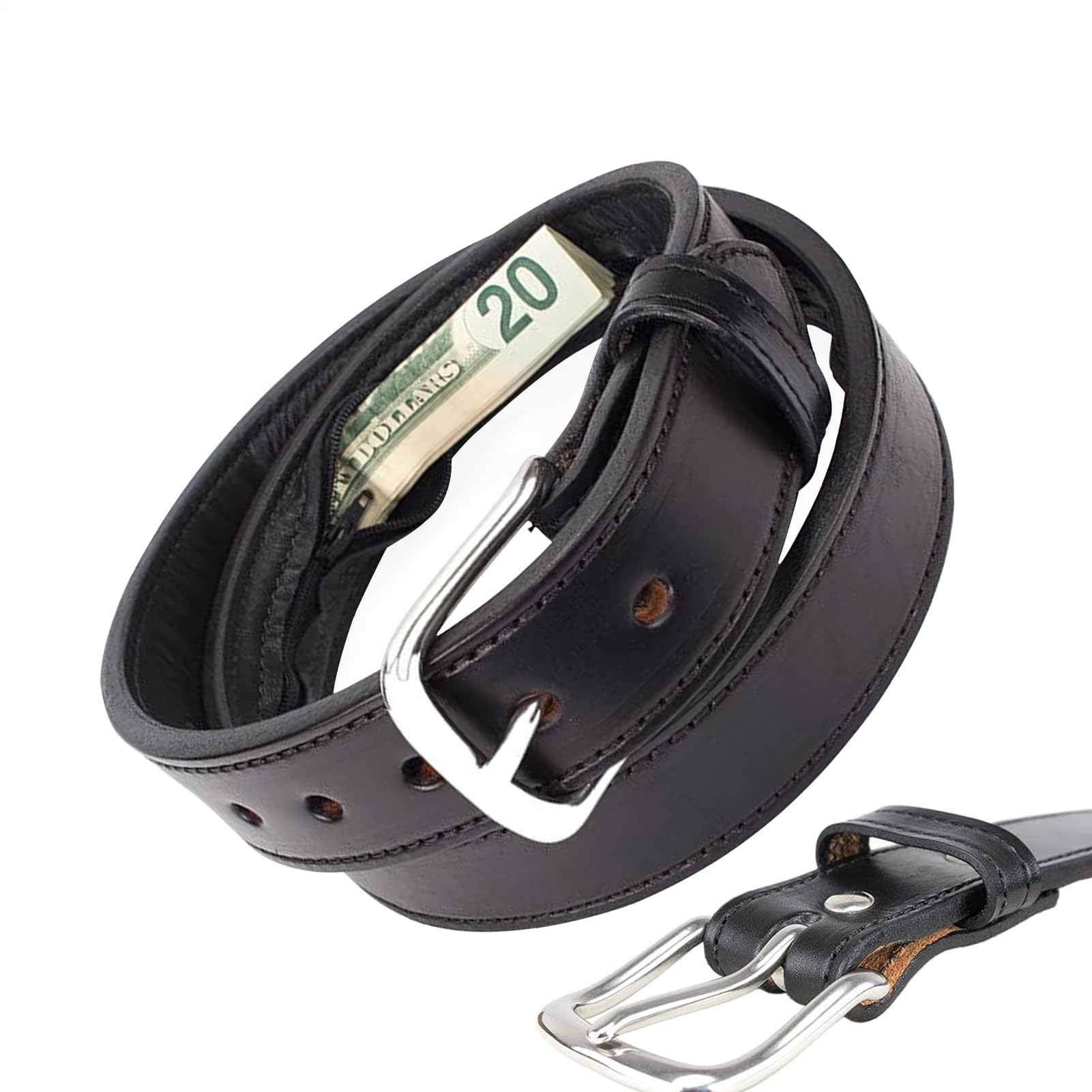 Ceintures Porte-Billets Voyage Homme,Ceinture Sécurisée Discrète Anti-Vol | Stockage Sécurisé Argent Discret pour Hommes