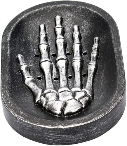 Soporte de esponja de cocina Cuenco de Halloween Bandeja de jabón de resina Caja de jabón autodrenante Platos de jabón Plato de jabón Soporte de