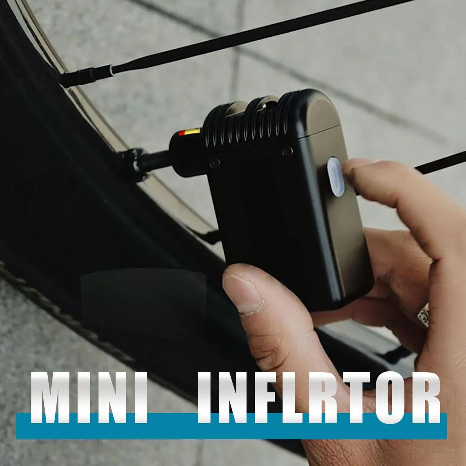 Pompa Per Bicicletta Compressore Elettrico Mini per Pneumatici