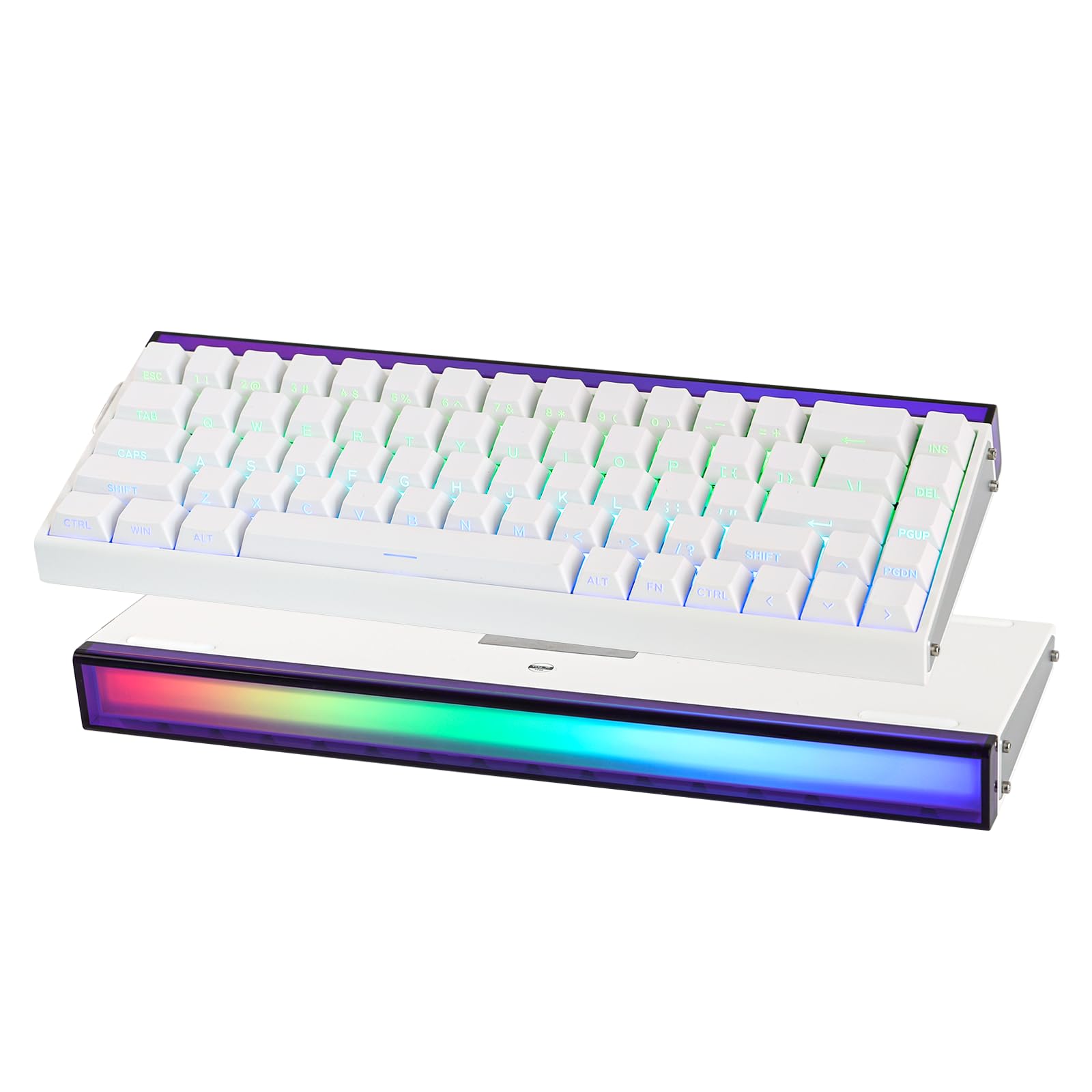 EPOMAKER Aula Hero68 HE Wired Magnetic Gaming Keyboard, 0.01mm Adjustable Actuation, Rapid Hall Effect Switch, 8kHz Polling, 5-Layer Sound Dampening, RGB Box & Backlight (White)