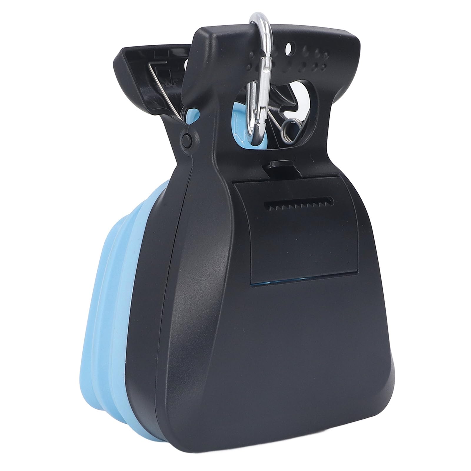 Pelle à crottes de Chien portative, Pelle à crottes de Chiot Portable avec Sac à ordures, Salle de Stockage des déchets Extensible pour Chiens de Petite, Moyenne et Grande Taille, (Bleue)