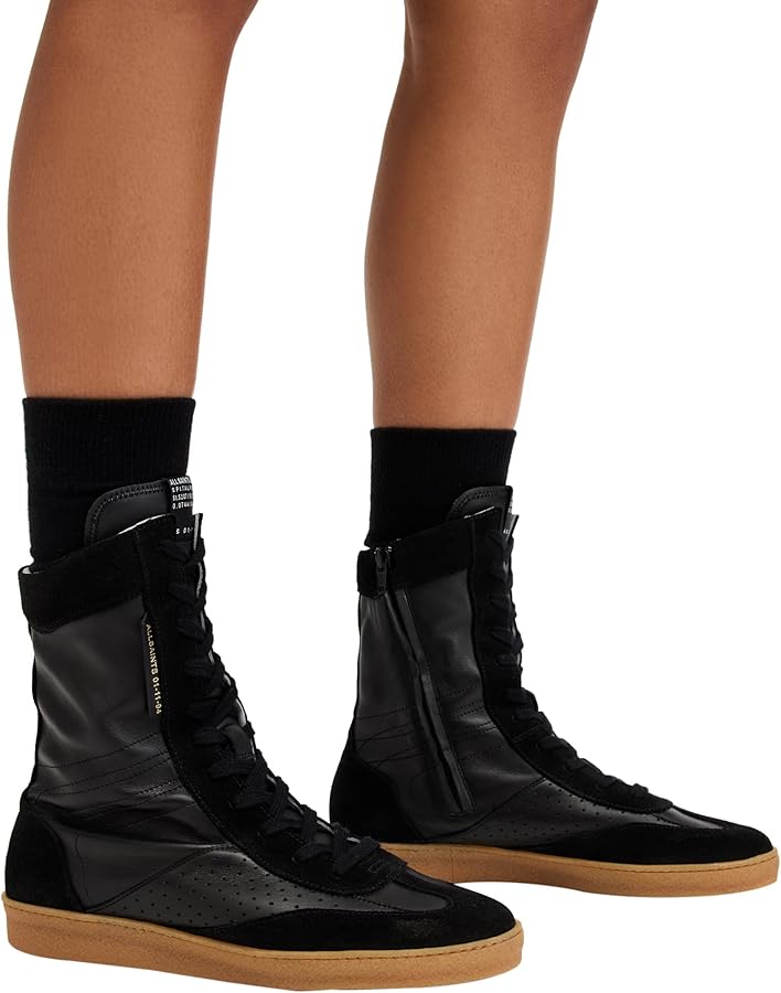 Amazon.com | AllSaints Women's Louise High Top Black 6 | Fashion