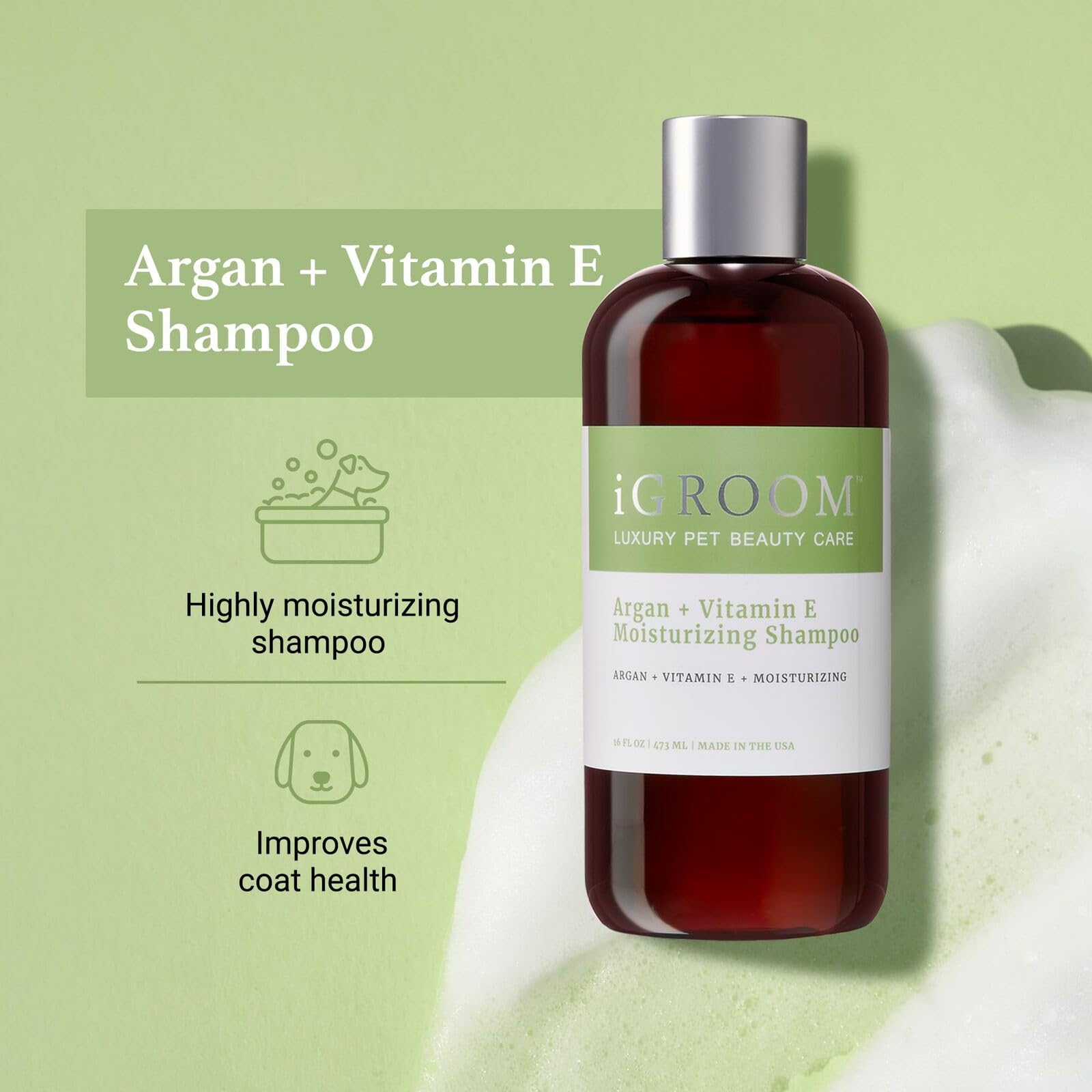 Igroom Argan and Vitamin E Shampoo 3.8L