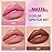 evpct 3Pcs Matte Creamy Lipsticks Set, Light Hot Nude Pink Brown Lip Stick Set for Women, Long Lasting Waterproof Velvet Lipsticks Blendable Silky, Longwear Lip Makeup Set 24 hours original labios 01