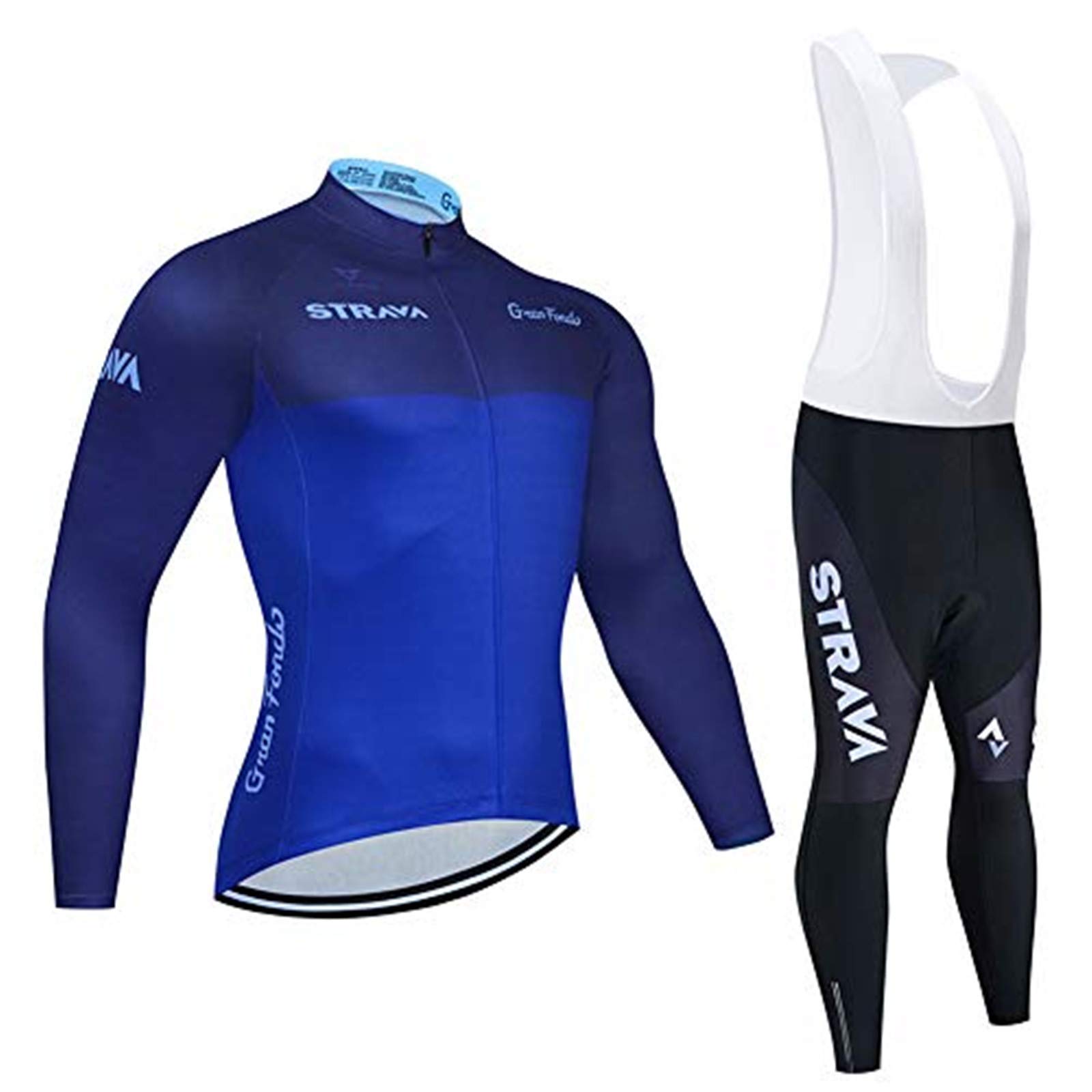 Męska koszulka rowerowa, garnitur górskie górne części rowerowe szybkoschnące oddychająca koszulka rower górski MTB wyścigi rowerowe ubrania 5D żelowe wyściełane (niebieski 2, XXL)