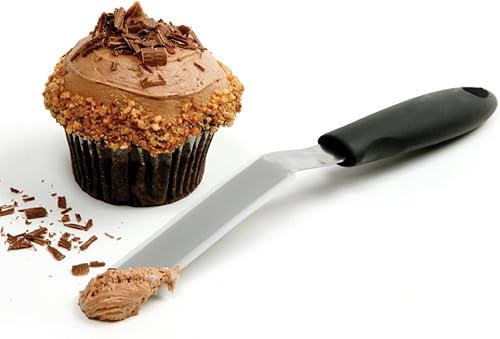 Miniatura 2 de Norpro Grip-EZ - Espátula para cupcakes, color negro, mediano