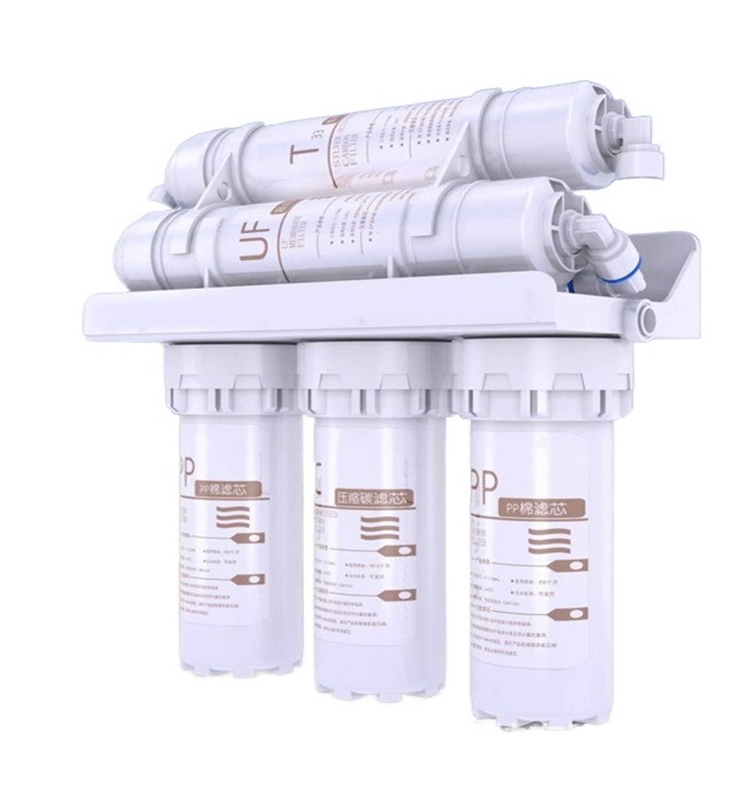 Filtros de Agua para Grifo, Grifo purificador de agua con filtrado de nivel 5, purificador de agua del grifo, herramienta de filtro de tratamiento de ultrafiltración for beber directamente en la cocin