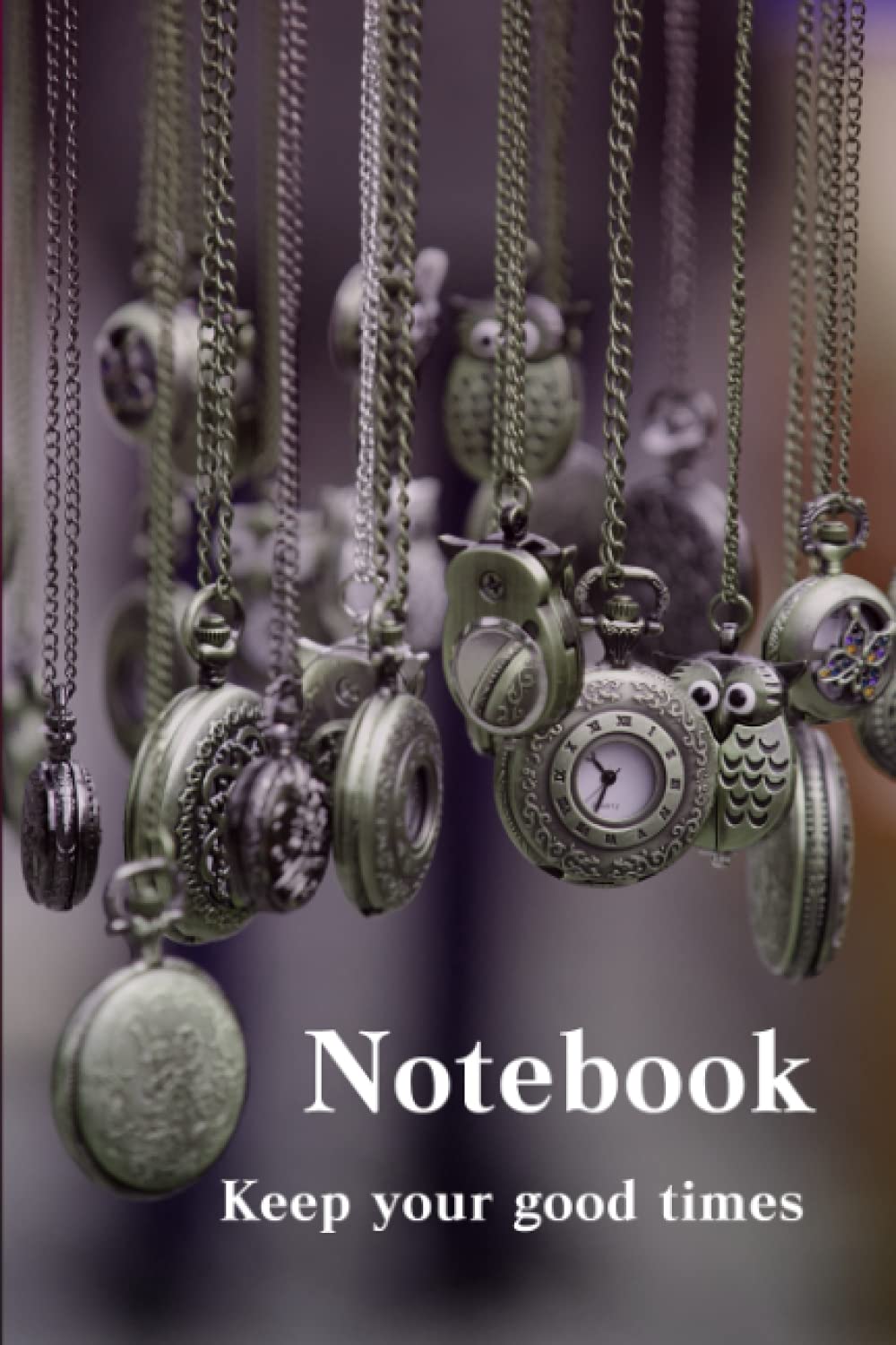 Notebook in concept "keep your good time" convenient for take note of your important things anytime, anywhere.