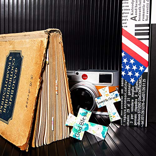 36 Pieces Magnetic Bookmarks Floral Magnet Page Marker Colorful Magnetic Bookmark Cute Magnet With Inspiration Sayings For Students Office Church Supplies, 12 Designs #TOP4