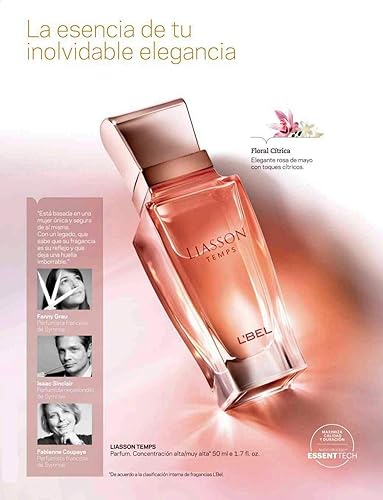 Miniatura 4 de L'bel LIASSON TEMPS Eau de Parfum pour Femme - Perfume por L'BEL PARIS 1.7 oz (1.7 oz)