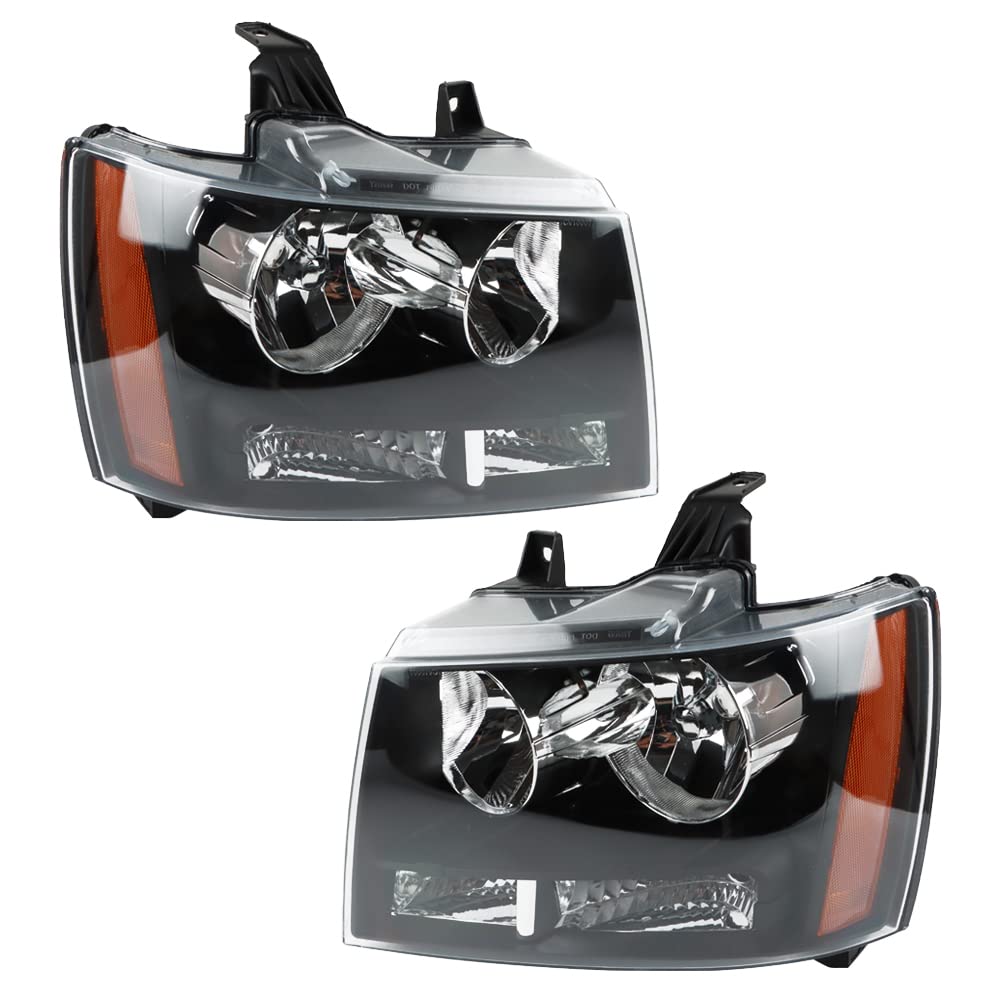 Photo 1 of INGKAN 2PCS Headlights Assembly Fits For 2007-2014 Suburban
