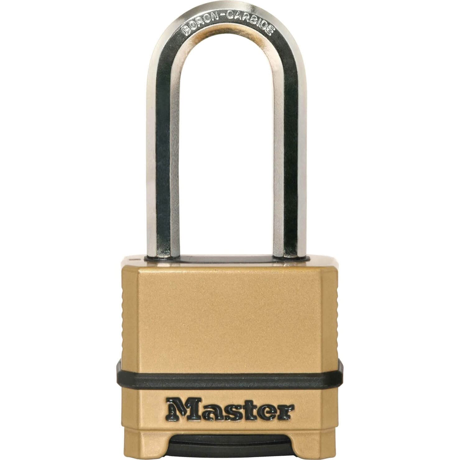 MASTER LOCK Lucchetto ad Alta Sicurezza [Combinazione] [Arco XLungo] [Zinco] [Esterno] M175EURDLH - Ideale per Portali, Garage, Lunghezza Archetto,Sconto
