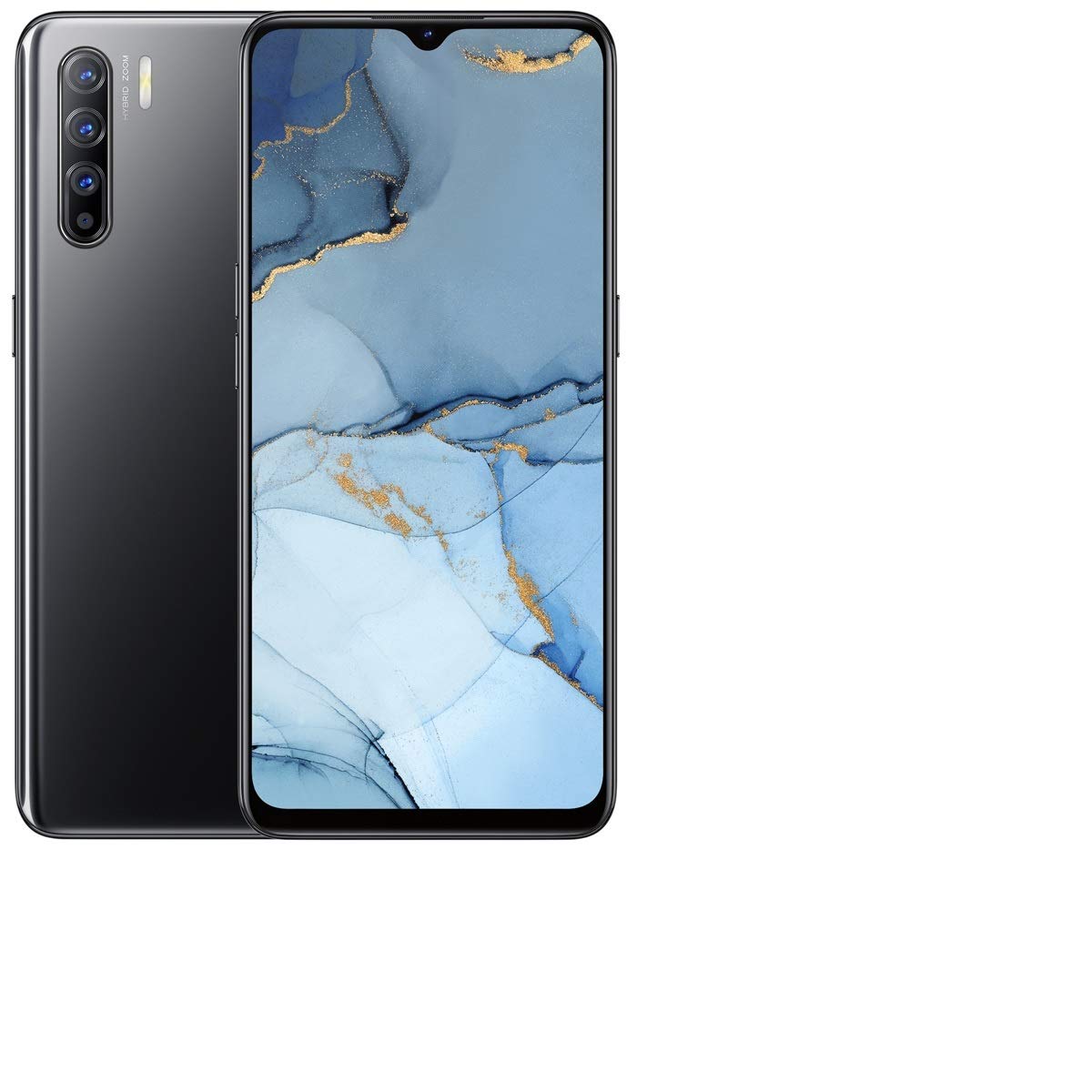 OPPO RENO 3 Smartphone-Midnight Black (Android 10, 128GB, 8GB) +