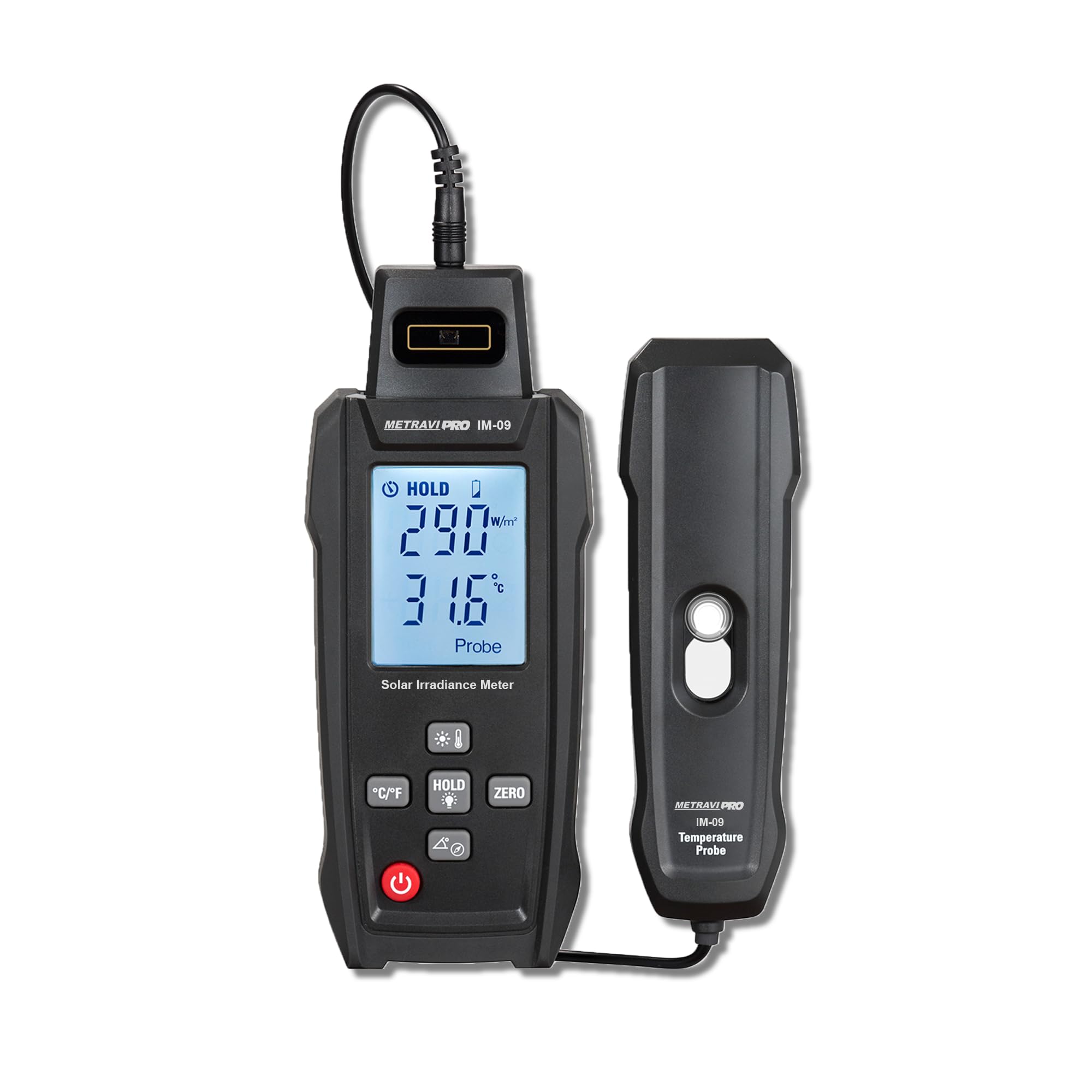 Metravi PRO IM-09 Solar Irradiance Meter with Temperature, Inclination Angle. built-in compass-image-23