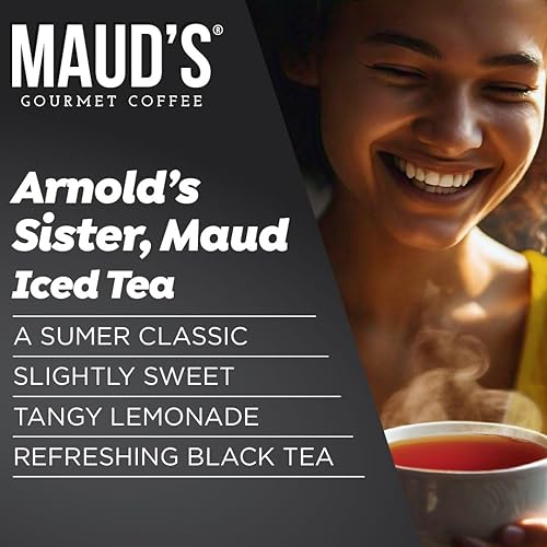 Miniatura 3 de Maud's Té helado instantáneo de limonada (Insta Arnold's Sister, Maud), 30 quilates. Producido por energía solar con sabor a limonada, paquetes de