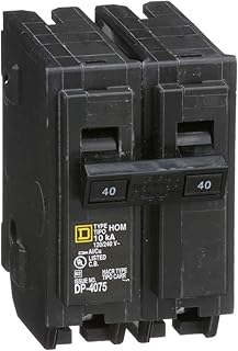 Square D by Schneider Electric HOM240CP Homeline 40 Amp Two-Pole Circuit Breaker