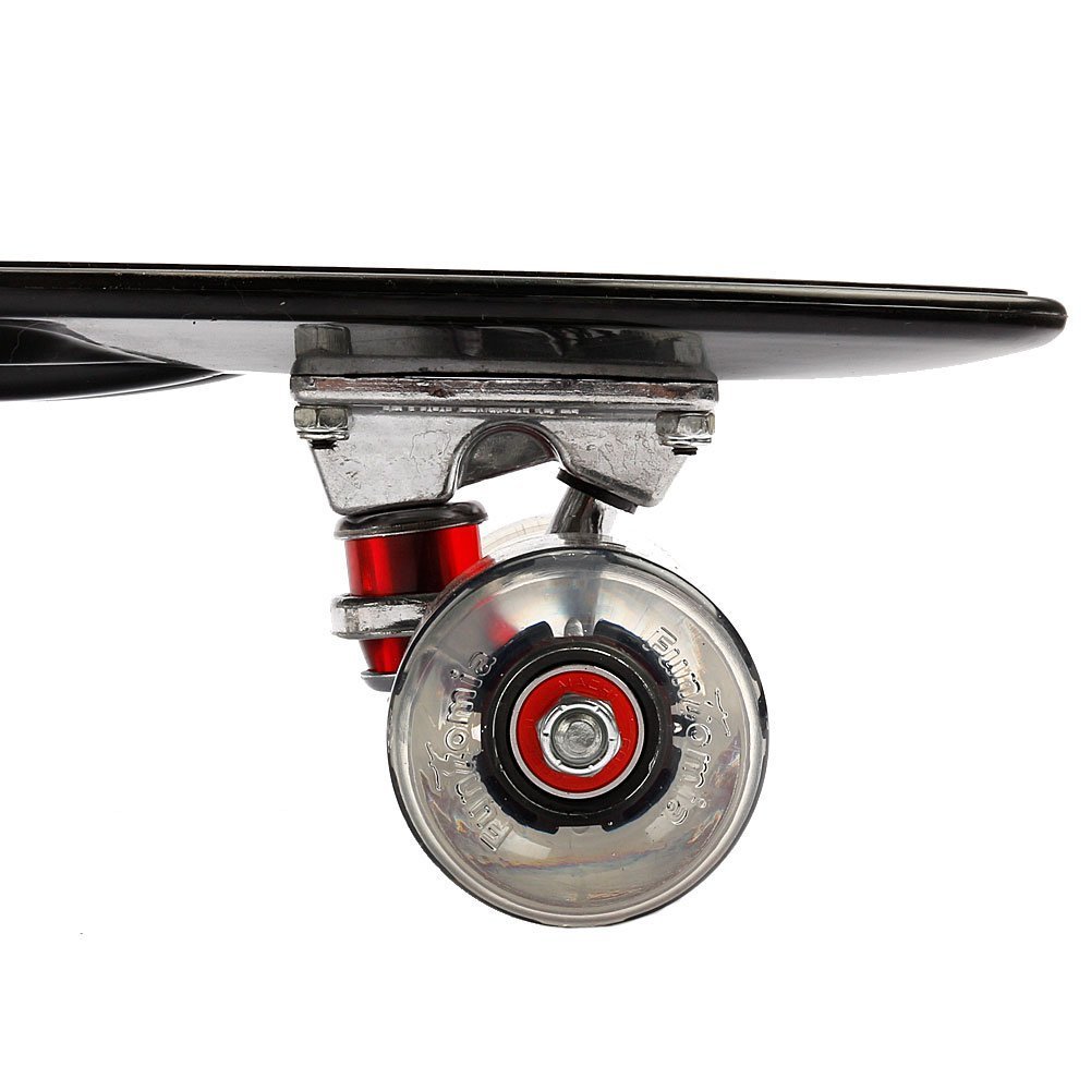 FunTomia Kinderskateboard Cruiser Mini Board 57 Cm Met LED Lichtwielen - Alu Trucks