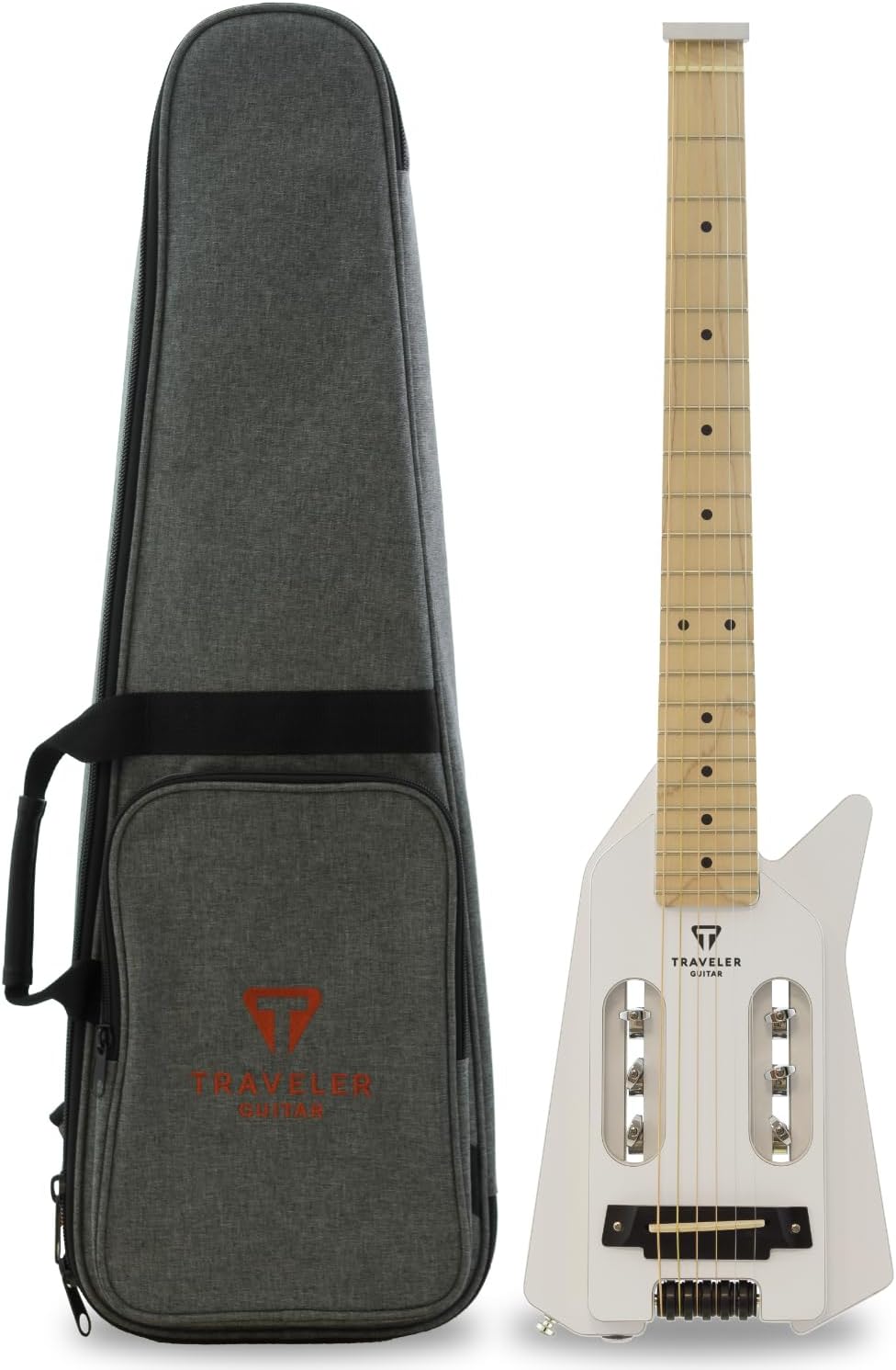 Ultra-Light Edge Acoustic-Electric Guitar, Right, Angel White (EDA WHT)