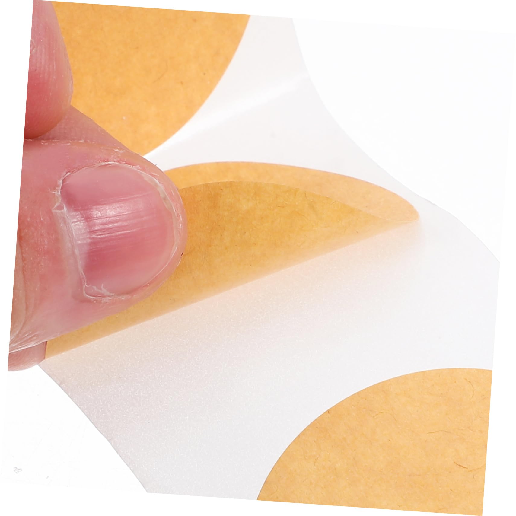 OSALADI 5 Rollen Runde Selbstklebende Blanko Aufkleber Klassifizierungs für Gewürze Büro und Haushalt Langlebige Klebeetiketten ohne Rückstände für und Organisation