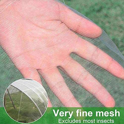 Tuin Insect Netten Fijne Mesh Plant Antibird Net Greenhouse Protective Netting Grow Tunnel voor groenten Fruit 2.5x6m… - Image 7